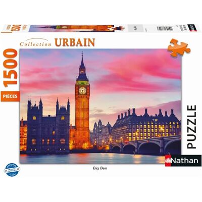 Puzzle Big Ben Nathan - 1500 Pièces Puzzle Big Ben Nathan - 1500 Pièces