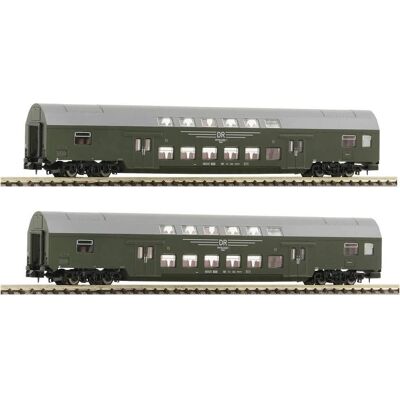 Fleischmann 6260042 - Sæt med 2 to-etagers vogne - Modeljernbanevogn Fleischmann 6260042 - Sæt med 2 to-etagers vogne - Modeljernbanevogn