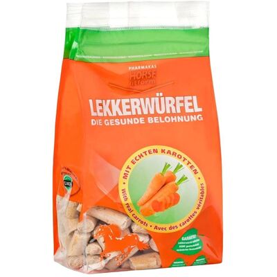 Pharmakas LEKKERWÜRFEL KAROTTE 1KG - Pferdefutter Pharmakas LEKKERWÜRFEL KAROTTE 1KG - Pferdefutter