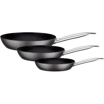 GSW Avanti Cocotte-Set aus Karbonstahl - Induktion, Backofen geeignet GSW Avanti Cocotte-Set aus Karbonstahl - Induktion, Backofen geeignet