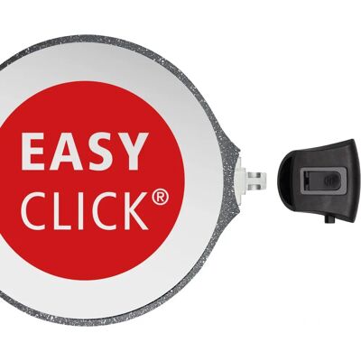 GSW EASY CLICK Quadura Servierpfanne - Abnehmbarer Griff, Ø 28cm, Schwarz GSW EASY CLICK Quadura Servierpfanne - Abnehmbarer Griff, Ø 28cm, Schwarz