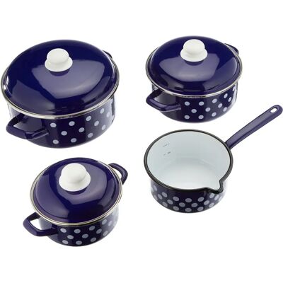 GWE Blau 7-Teilig Induktions-Kochgeschirr-Set GWE Blau 7-Teilig Induktions-Kochgeschirr-Set