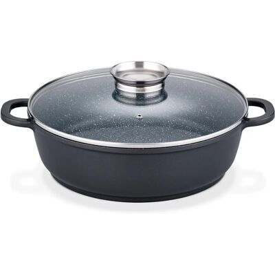GSW Gourmet Granit Servierpfanne Ø 32 cm - Schwarz GSW Gourmet Granit Servierpfanne Ø 32 cm - Schwarz