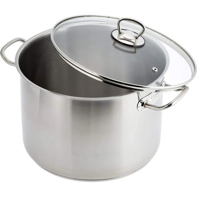 Olla GSW Profi - 10L, Ø26cm, 18cm, Acero inoxidable, Inducción Olla GSW Profi - 10L, Ø26cm, 18cm, Acero inoxidable, Inducción