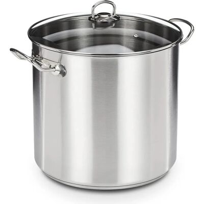 Cocotte GSW Profi Jumbo - 20L, Compatible induction, Acier inoxydable - Publicité Cocotte GSW Profi Jumbo - 20L, Compatible induction, Acier inoxydable - Publicité