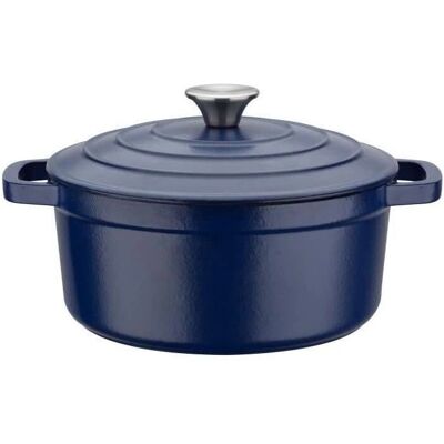 Pentola in ghisa GSW Blue Magic - 24cm - Blu - Per induzione Pentola in ghisa GSW Blue Magic - 24cm - Blu - Per induzione