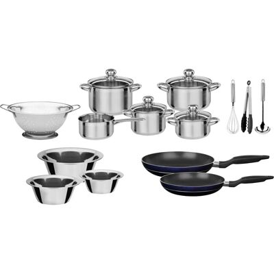 GSW Silver Star Kochgeschirr-Set - Für Induktion - 18 Teile GSW Silver Star Kochgeschirr-Set - Für Induktion - 18 Teile