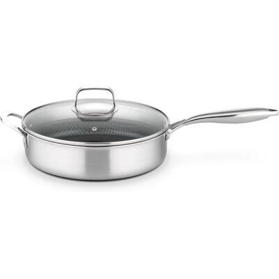 GSW Inoxxa Black 28cm Cocotte en fonte - 3-Couches Antiadhésif GSW Inoxxa Black 28cm Cocotte en fonte - 3-Couches Antiadhésif