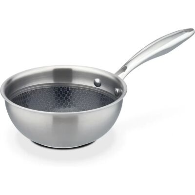 GSW Inoxxa Black 16cm inductie Sauteuse - Pan GSW Inoxxa Black 16cm inductie Sauteuse - Pan