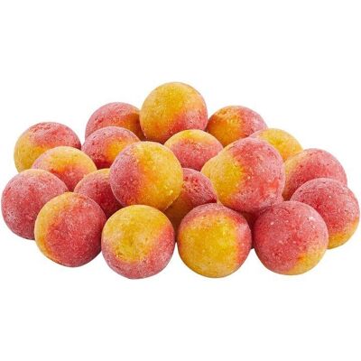 Balzer MK Booster Balls - 15mm - zweifarbig Erdbeere-Scopex - Boilies Balzer MK Booster Balls - 15mm - zweifarbig Erdbeere-Scopex - Boilies