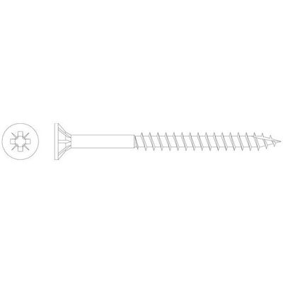 Reisser R2 Holzschraube - Pozidriv, 6,0 x 90mm, Zink, Gelb - Holzschraube Reisser R2 Holzschraube - Pozidriv, 6,0 x 90mm, Zink, Gelb - Holzschraube