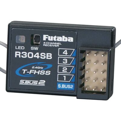 Futaba - R304SB - 4-Canaux - 2.4 GHz - Télémétrie - Récepteur - Publicité Futaba - R304SB - 4-Canaux - 2.4 GHz - Télémétrie - Récepteur - Publicité