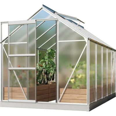 VITAVIA Venus 6200 Aluminium-Gewächshaus - 4mm Polycarbonat VITAVIA Venus 6200 Aluminium-Gewächshaus - 4mm Polycarbonat