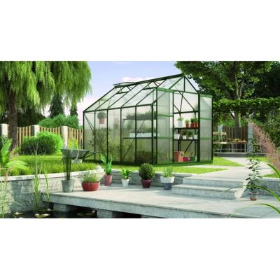 Vitavia Uranus 8300 Gewächshaus - Aluminium, Smaragd, 8,3 m² Vitavia Uranus 8300 Gewächshaus - Aluminium, Smaragd, 8,3 m²