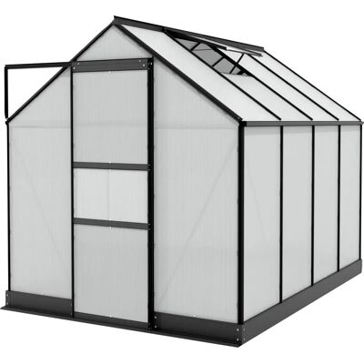 VITAVIA Apollo 5000 Gewächshaus - Aluminium, Schwarz, 6mm HKP VITAVIA Apollo 5000 Gewächshaus - Aluminium, Schwarz, 6mm HKP