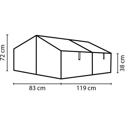 Vitavia Gaia Jumbo Eco Gewächshaus - Gewächshaus Vitavia Gaia Jumbo Eco Gewächshaus - Gewächshaus