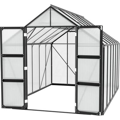 VITAVIA Domus 9900 Gewächshaus - Doppel Türen, Schwarz VITAVIA Domus 9900 Gewächshaus - Doppel Türen, Schwarz