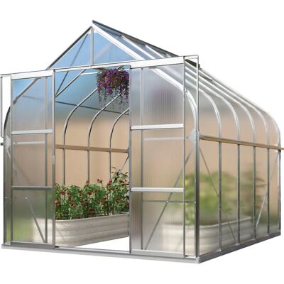 Vitavia Dione 8300 Aluminium-Gewächshaus - 4mm Polycarbonatplatten Vitavia Dione 8300 Aluminium-Gewächshaus - 4mm Polycarbonatplatten