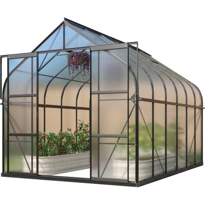 VITAVIA Dione 9900 Gewächshaus - Stahlfundamentrahmen - 9,9m² VITAVIA Dione 9900 Gewächshaus - Stahlfundamentrahmen - 9,9m²