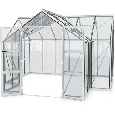 Serre Vitavia Campus - Aluminium, 3.83x3.83m, 13m² - Serre - Publicité Serre Vitavia Campus - Aluminium, 3.83x3.83m, 13m² - Serre - Publicité