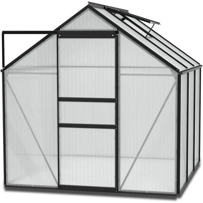Vitavia - Einsteiger-Gewächshaus 195x195x197 cm - Schwarz - Greenhouse Vitavia - Einsteiger-Gewächshaus 195x195x197 cm - Schwarz - Greenhouse