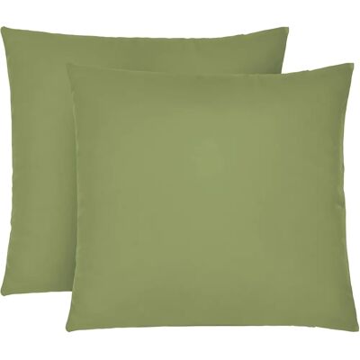 Biberna Michi Kussenhoes - 80x80 cm, Jersey, Bruin - Kussenhoes Biberna Michi Kussenhoes - 80x80 cm, Jersey, Bruin - Kussenhoes