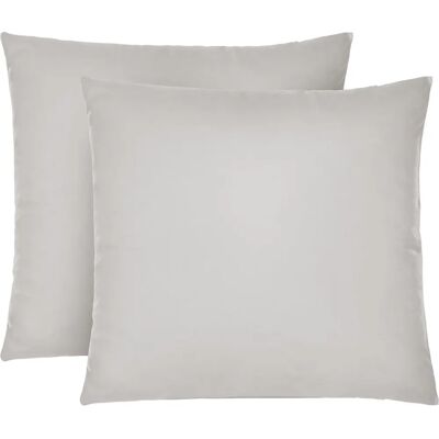 Housse de coussin en jersey biberna - Gris - Housse de coussin - Publicité Housse de coussin en jersey biberna - Gris - Housse de coussin - Publicité