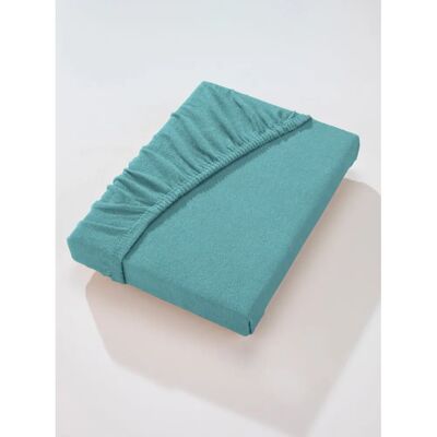 BIBERNA WITT-PBK Fitted Sheet - Water Bed, 90-100x190-200cm, Groen BIBERNA WITT-PBK Fitted Sheet - Water Bed, 90-100x190-200cm, Groen