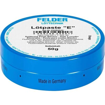 FELDER LÖTTECHNIK ISO-Flux e Lötpaste - Lödningstyp: Pasta - 1 st FELDER LÖTTECHNIK ISO-Flux e Lötpaste - Lödningstyp: Pasta - 1 st