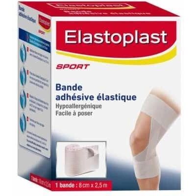 Elastoplast Bande Adhésive Élastique 8cm x 2,5m - Bandeau - Publicité Elastoplast Bande Adhésive Élastique 8cm x 2,5m - Bandeau - Publicité