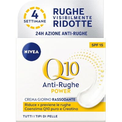Nivea Q10 Power Crema Anti-Rughe + Rassodante SPF 15 (50ml) Nivea Q10 Power Crema Anti-Rughe + Rassodante SPF 15 (50ml)
