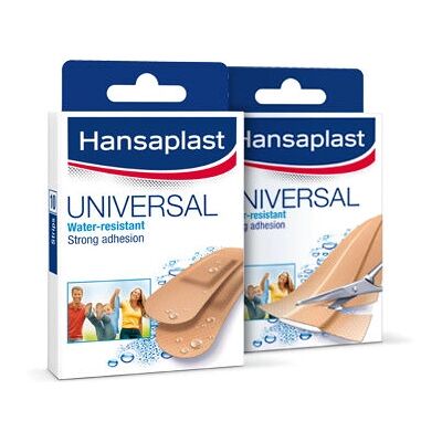 Hansaplast Universal 20 Bandes - Pansements - Publicité Hansaplast Universal 20 Bandes - Pansements - Publicité