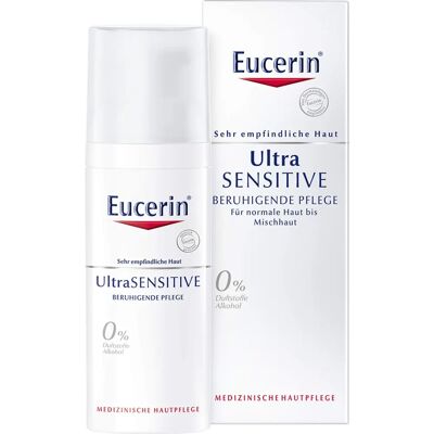 Eucerin UltraSENSITIVE Beruhigende Creme - Feuchtigkeitspflege für sensible Haut Eucerin UltraSENSITIVE Beruhigende Creme - Feuchtigkeitspflege für sensible Haut