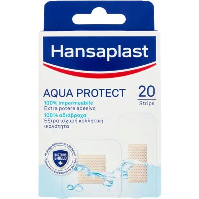 Hansaplast Aqua Protect Cerotto Impermeabile - 20 pezzi Hansaplast Aqua Protect Cerotto Impermeabile - 20 pezzi