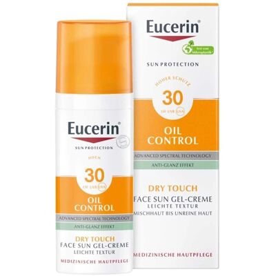Eucerin Kontrola Oleje SPF 30 Gel-Krém - Lehký, Matný, Pro Mastnou a Akné Pokožku Eucerin Kontrola Oleje SPF 30 Gel-Krém - Lehký, Matný, Pro Mastnou a Akné Pokožku