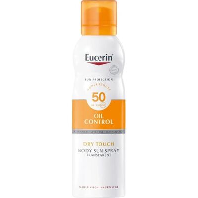 Eucerin Aurinkosuojasuihke SPF50+ Kuiva Kosketus Eucerin Aurinkosuojasuihke SPF50+ Kuiva Kosketus