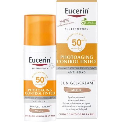 Eucerin Photoaging Control CC Sun Creme Tinted SPF 50+ Eucerin Photoaging Control CC Sun Creme Tinted SPF 50+