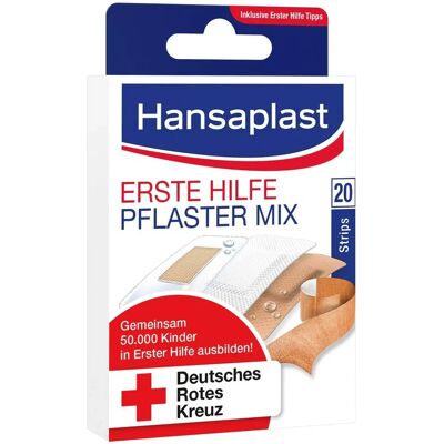 Hansaplast Erste Hilfe Pflaster - Wasserdicht, Flexibel, Hautfreundlich - Verbandskasten Hansaplast Erste Hilfe Pflaster - Wasserdicht, Flexibel, Hautfreundlich - Verbandskasten