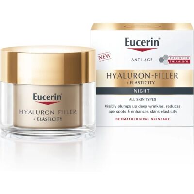 Eucerin Hyaluron-Filler + Elastisuus Yövoide (50 ml) Eucerin Hyaluron-Filler + Elastisuus Yövoide (50 ml)