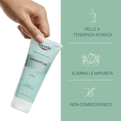 Eucerin Dermo Purifyer Scrub Controllo Olio - Viso e Corpo - Pelle grassa e soggetta a imperfezioni Eucerin Dermo Purifyer Scrub Controllo Olio - Viso e Corpo - Pelle grassa e soggetta a imperfezioni