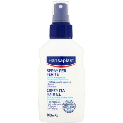 Spray Ferite Hansaplast - Primo Soccorso Antisettico - 100ml Spray Ferite Hansaplast - Primo Soccorso Antisettico - 100ml