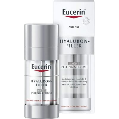 Eucerin Hyaluron-Filler Peeling de Nuit & Sérum - Sérum facial Eucerin Hyaluron-Filler Peeling de Nuit & Sérum - Sérum facial