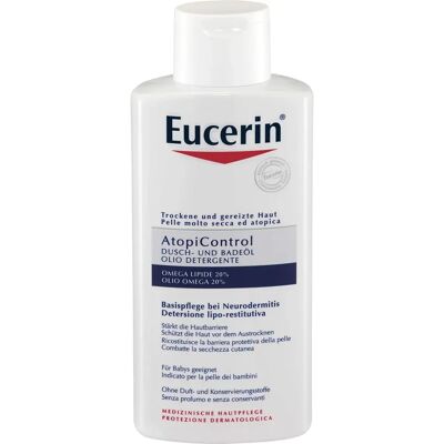 Eucerin AtopiControl Fürdő- és zuhanyolaj - Ápolás száraz bőrre Eucerin AtopiControl Fürdő- és zuhanyolaj - Ápolás száraz bőrre