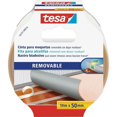 Nastro adesivo biadesivo Tesa - Forte, Senza residui per pavimenti Nastro adesivo biadesivo Tesa - Forte, Senza residui per pavimenti