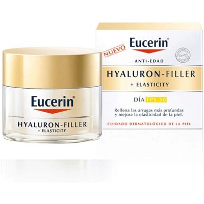 Eucerin Hyaluron-Filler + Elasticity Soin de Jour SPF 30 50 ml - Publicité Eucerin Hyaluron-Filler + Elasticity Soin de Jour SPF 30 50 ml - Publicité