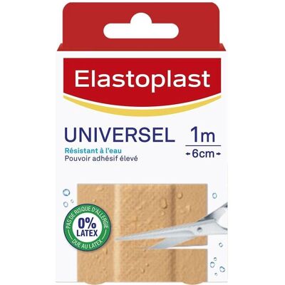 Pansement universel Elastoplast résistant à l'eau - 10x6cm - Publicité Pansement universel Elastoplast résistant à l'eau - 10x6cm - Publicité