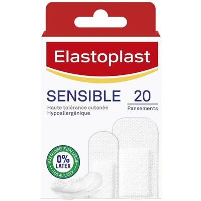 Elastoplast Pansements Sensibles - Hypoallergénique, Respirant - Publicité Elastoplast Pansements Sensibles - Hypoallergénique, Respirant - Publicité