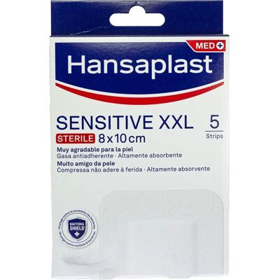 Curativos Hansaplast Sensitive XXL - 8 caixas com 10 curativos Curativos Hansaplast Sensitive XXL - 8 caixas com 10 curativos