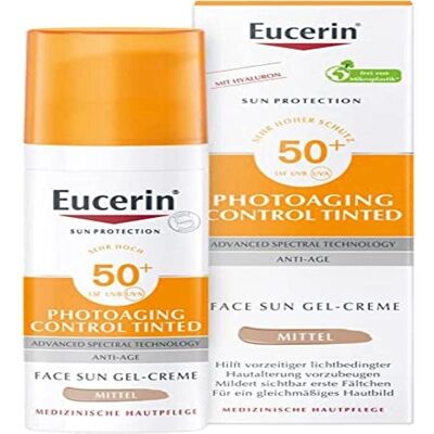 Eucerin SPF50+ Crema Solare Tinta Media - Protezione viso Eucerin SPF50+ Crema Solare Tinta Media - Protezione viso