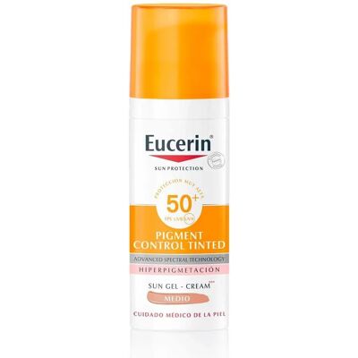 Eucerin Średnie SPF 50+ Ochrona słoneczna dla hiperpigmentacji - Fluid słoneczny 50ml Eucerin Średnie SPF 50+ Ochrona słoneczna dla hiperpigmentacji - Fluid słoneczny 50ml